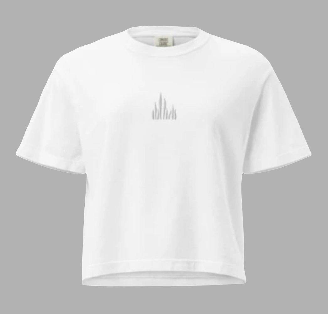 T-shirt boxy épais femme