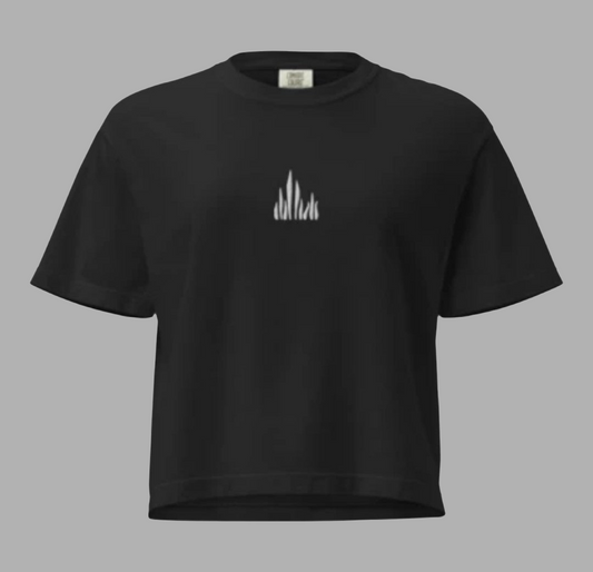 T-shirt boxy épais femme