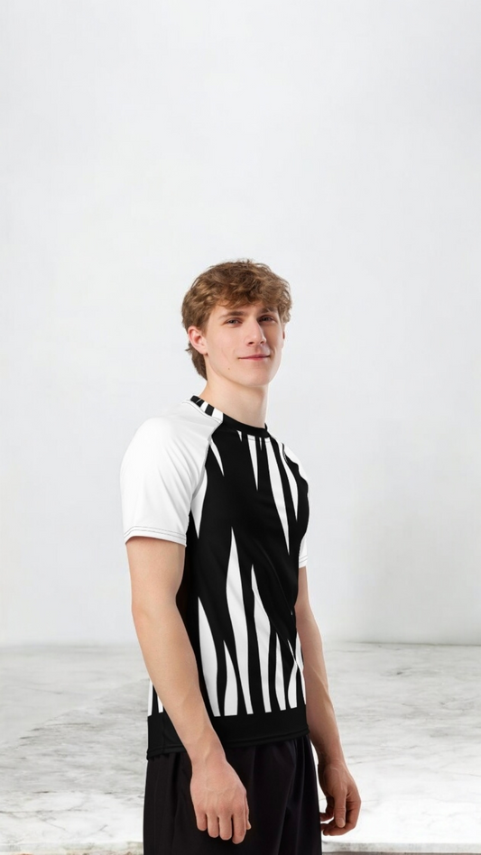 Haut de compression à manches courtes all over homme