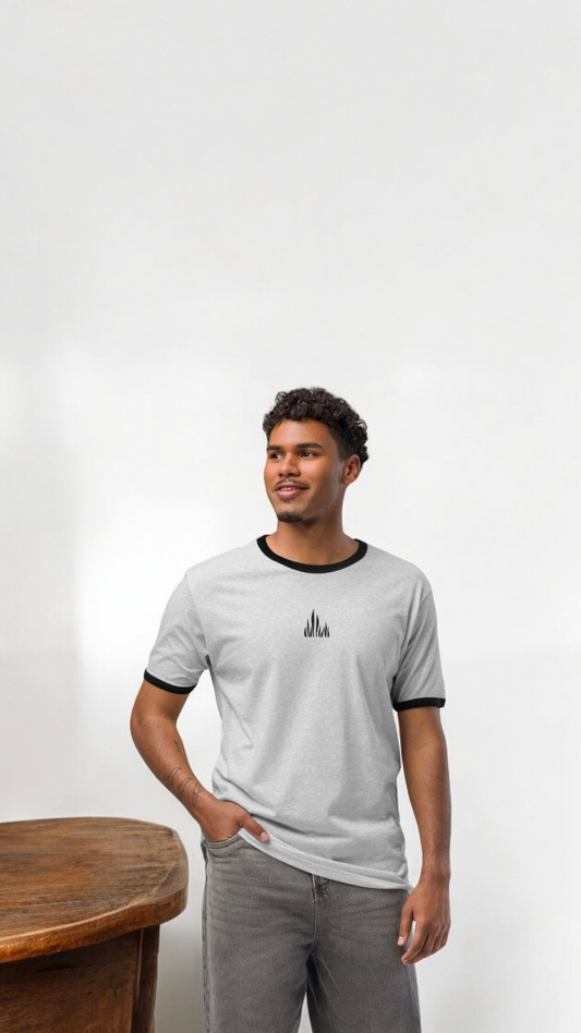 T-shirt ringer unisexe