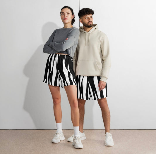 Short athlétique long à impression all over unisexe